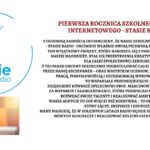 Z ogromną radością informujemy, że nasze szkolne radio internetowe - Stasie Radio - obchodzi właśnie swoją pierwszą rocznicę istnienia! Ten wyjątkowy projekt, który narodził się z pasji i zaangażowania naszej młodzieży, stał się przestrzenią kreatywności i dialogu dla całej społeczności szkolnej. Z tej okazji chcemy serdecznie pogratulować całej redakcji kierowanej przez hanię szczepanek – oraz wszystkim uczniom, którzy swoją ciężką pracą, pomysłowością i determinacją wprowadzili w życie to wspaniałe przedsięwzięcie. Dziękujemy również opiekunowi prof. Marcinowi michniowskiemu za wsparcie i zaangażowanie, które pozwoliło młodym twórcom rozwijać swoje talenty i realizować ambitne pomysły. Wasze audycje to coś więcej niż rozrywka – to głos naszej szkoły, który łączy, inspiruje i edukuje! Mamy nadzieję, że w kolejnych latach radio będzie się rozwijać, zdobywać nowych słuchaczy i realizować kolejne ciekawe inicjatywy.