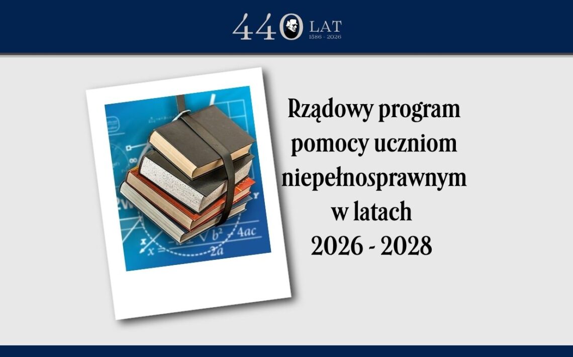 Rządowy program pomocy uczniom niepełnosprawnym w latach 2026 - 2028