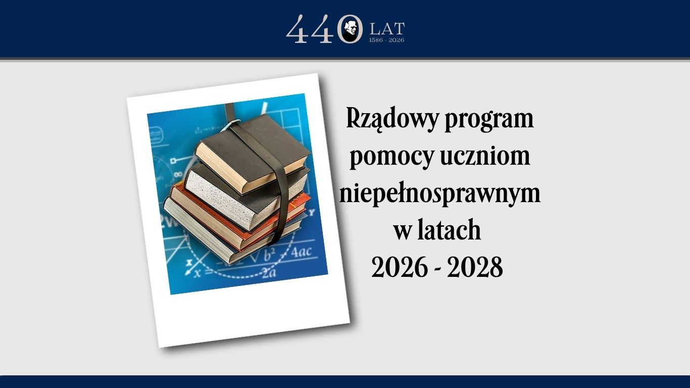 Rządowy program pomocy uczniom niepełnosprawnym w latach 2026 - 2028
